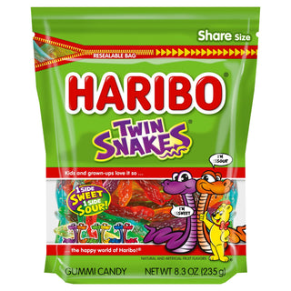 Haribo Twin Snakes Large 8.3oz