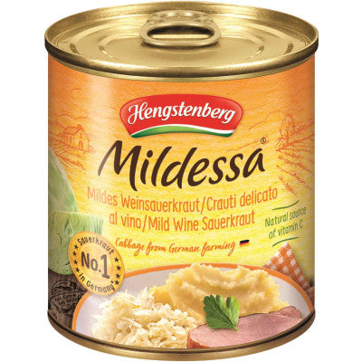 Hengstenberg Mildessa Mild Wine Sauerkraut 850ml
