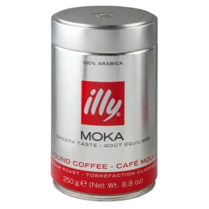Illy Classico Moka Pot Ground Coffee Medium Roast