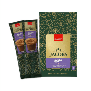 Jacobs Instant Coffee 3 in 1 Milka Cappuccino 8-pack