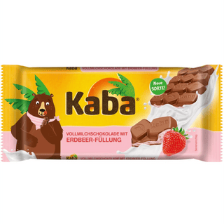 Kaba Strawberry Milk Chocolate Bar