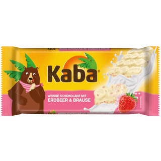 Kaba Strawberry White Chocolate Brause Bar