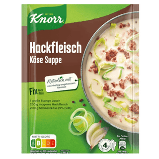 Knorr Fix Ground Meat Cheese Soup Hackfleisch Käse Suppe