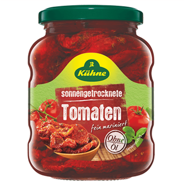 tomaten stokken Kühne Sundried Tomatoes (sonnengetrocknete Tomaten) – One Stop German Shop