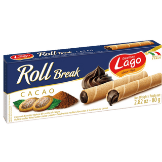 Lago Roll Chocolate Filled Wafer Chocolate Candy