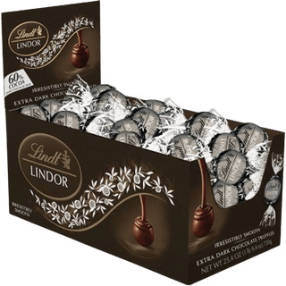 Lindt Lindor 60% Extra Dark Chocolate Truffles 1 piece Chocolate Candy