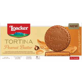 Loacker Tortina Peanut Butter Chocolate Candy