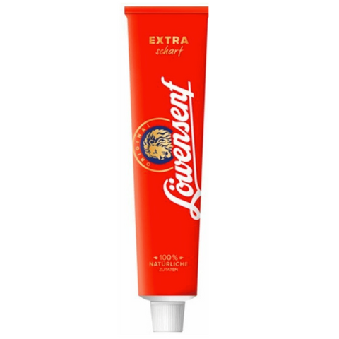 Löwensenf Hot Mustard Tube, 100 ml