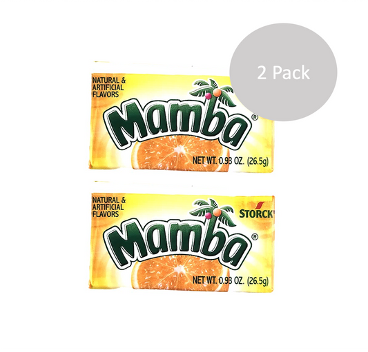 Mamba Fruit Chews Changemaker Orange (Pack of 2)