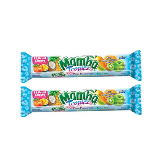 Mamba Fruit Chews Sticks Tropics (Pack of 2)