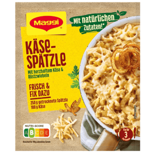 german käse spätzle seasoning from maggi fix