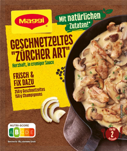 Maggi Fix Geschnetzeltes Züricher Art