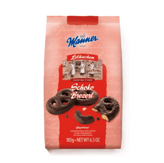 Manner Gingerbread Chocolate Pretzels