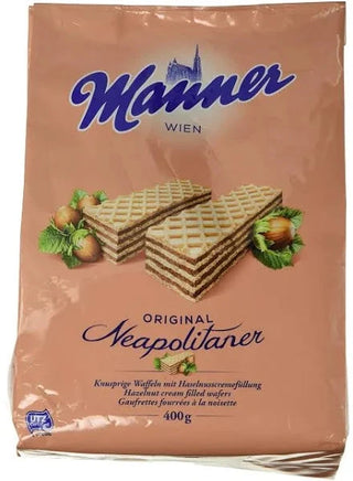 Manner Hazelnut Wafer Bag 400g