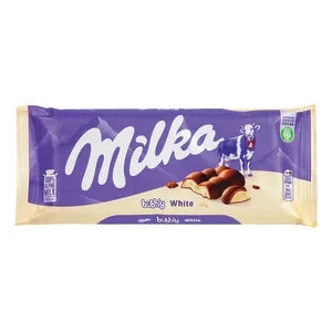 german white chocolate from milka