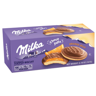 german milka orange dessert