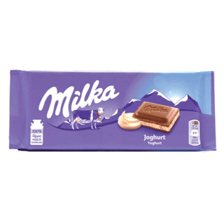german milk chocolate with yoghurt from milka