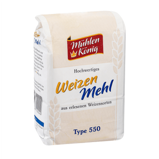 Mühlenkönig Wheat Flour Type 550 Weizenmehl Type 550