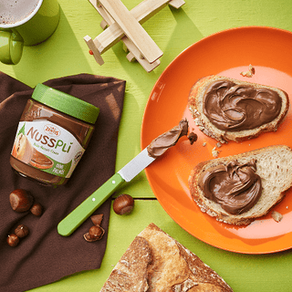 Nusspli Hazelnut Nougat Spread palm-oil free