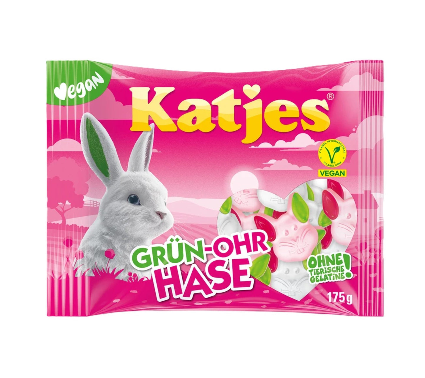 Katjes Grün-Ohr-Hase Vegan 175g