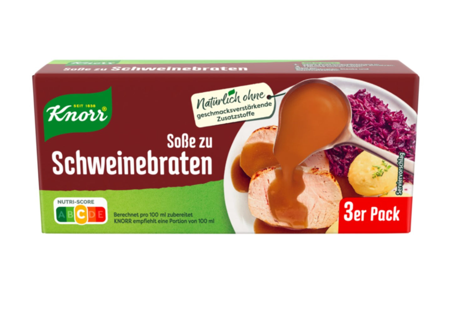 Knorr Soße zu Schweinebraten (3 Pack)