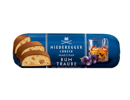 Niederegger Rum Grape Chocolate Covered Marzipan Loaf 4.4 oz