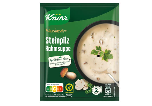 Knorr Feinschmecker Boletus Soup (Steinpilz Rahmsuppe)