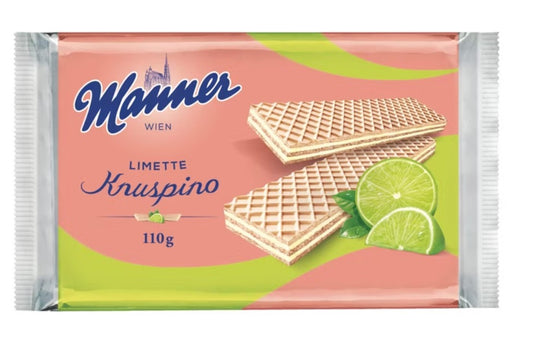 Manner Knuspino Zitronencreme Wafer 110g