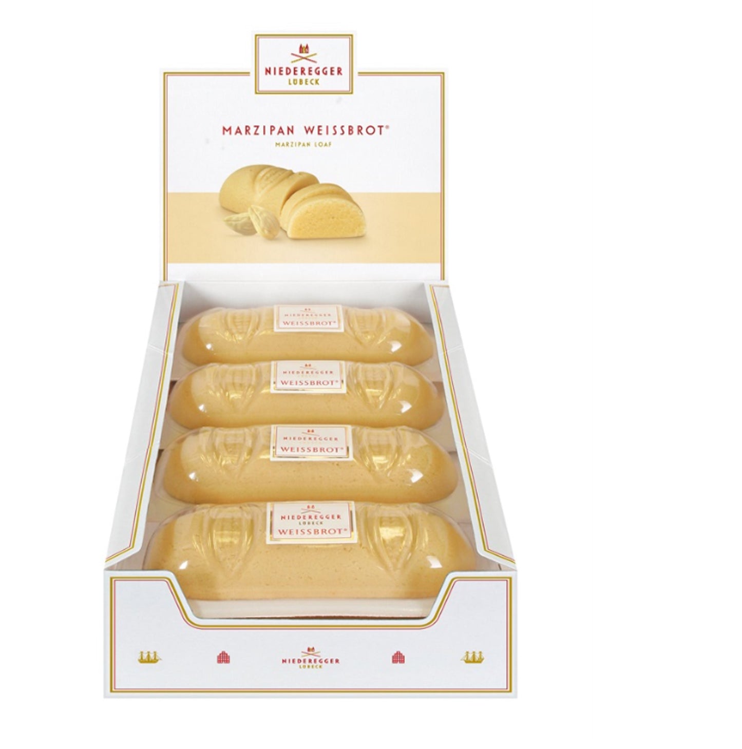 Niederegger White Marzipan Loaf 4.4 oz