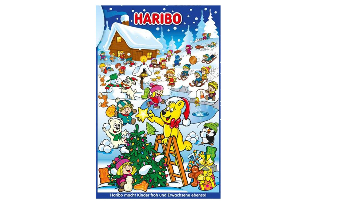 Haribo Adventskalender Glow in the Dark (300g)