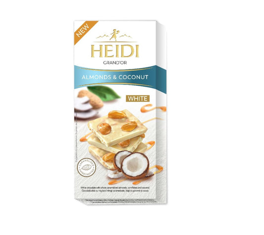 Heidi Grand'Or Golden Almond White & Coconut (100g)