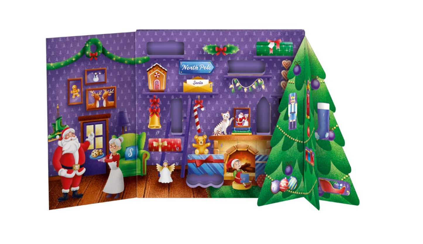 Milka 3D Bastel-Adventskalender