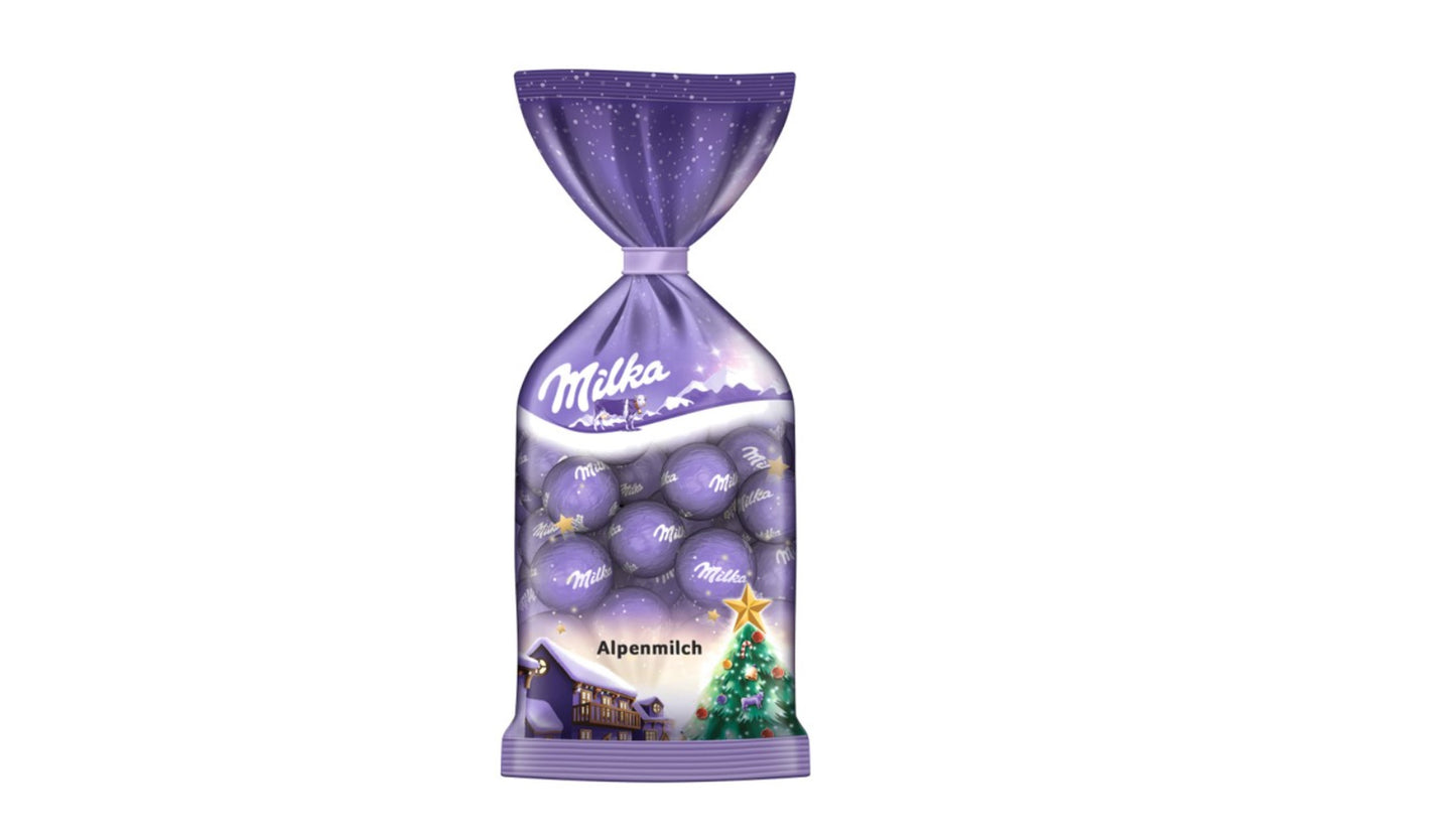 Milka Weihnachtskugeln Alpenmilch (100g)