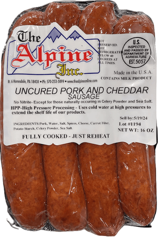 Pork & Cheddar Sausage