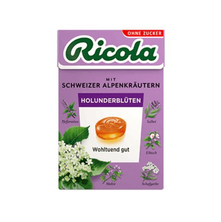 Ricola Box Elderflowers Sugar free