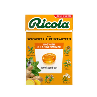 Ricola Box Ginger-Orange-Mint Sugar free