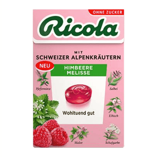 Ricola Box Raspberry-Balm Sugar free