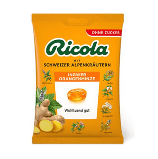 Ricola Ginger-Orangen-Mint Sugar free
