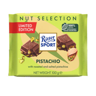 Ritter Sport Milk Chocolate with Pistachio
