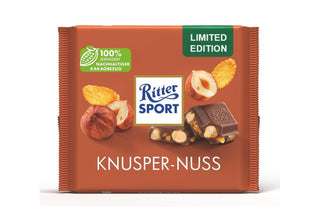 german knusper nut chocolate from ritter sport