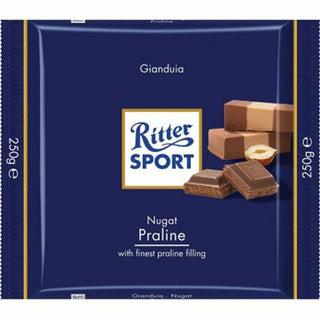 german milk chocolate from ritter sport with nougat finest paline