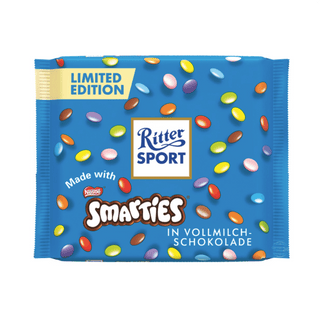 german milk chocolate with smarties from Ritter sport