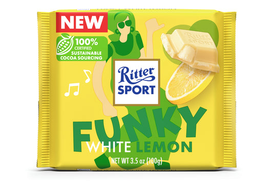 Ritter Sport Funky White Lemon