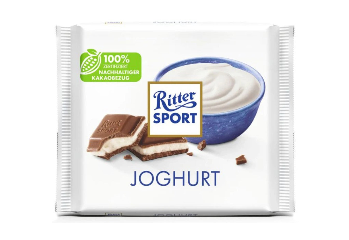 Germn chocolate bar with jogurt from ritter sport