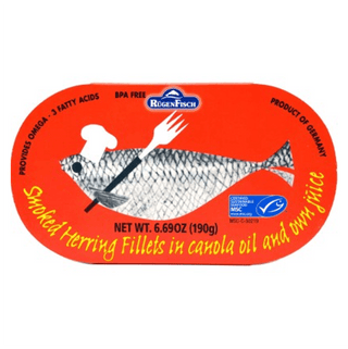 german herring in oil from rügenfisch in retro tin
