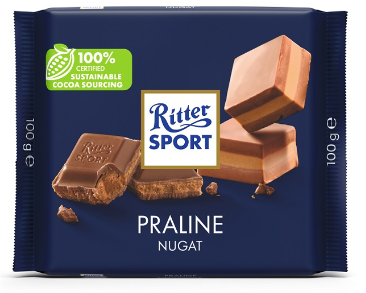 Ritter Sport Milk With Nougat Praline Filling – One Stop German Shop