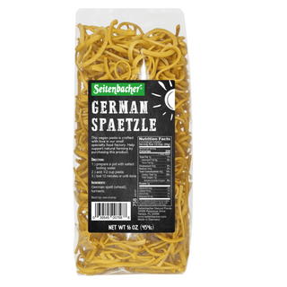 german vegan spaetzle from Seitenbacher