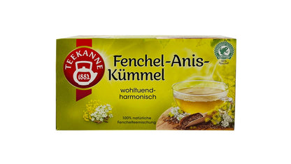 Teekanne Fennel Anise Caraway (Fenchel Anis Kümmel)