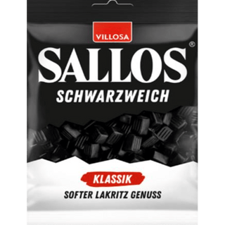 Villosa Sallos Schwarzweich Klassik soft liquorice bites.