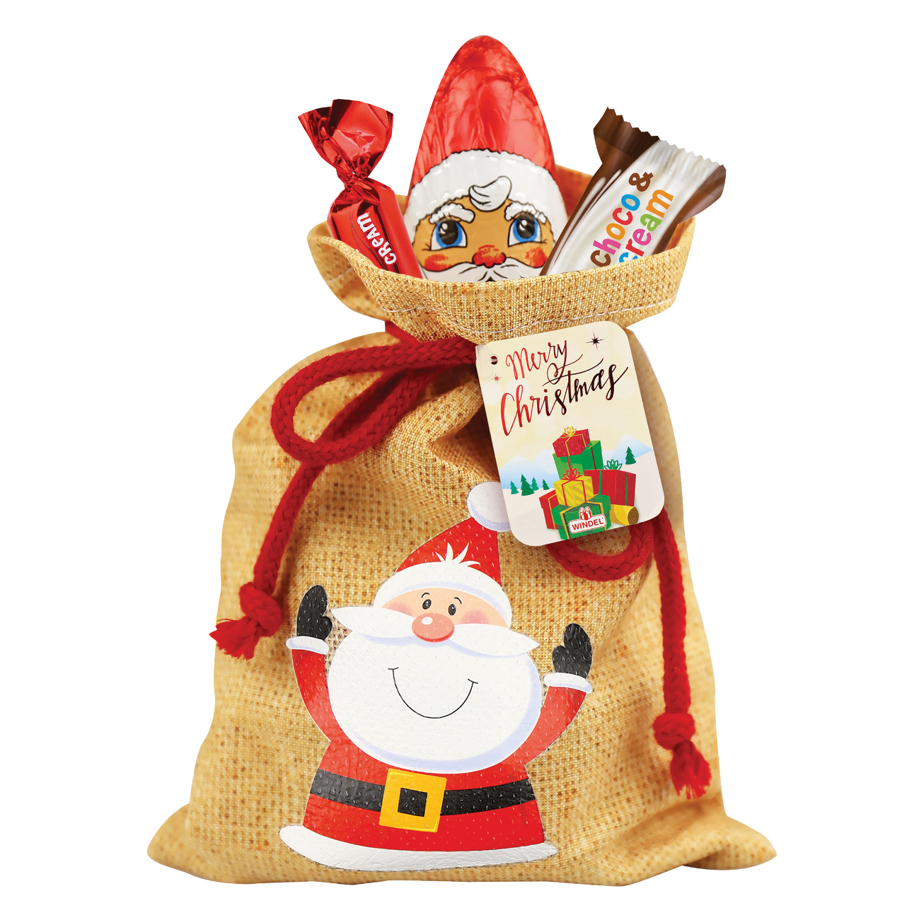 Windel Santa Jute Bag